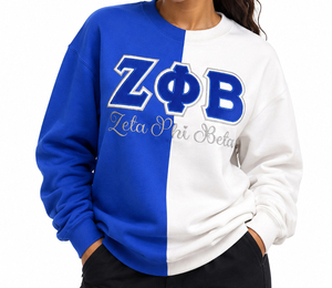 Sweat-shirt noir style sororité grecque, université Zeta, 1920, pour la confraternité des sororités grecques - Product Image 3