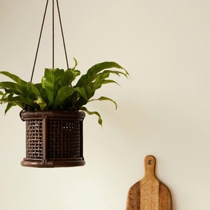 Fresh Style Hanging Rattan Planter <b>Basket</b> Indoor <b>Plant</b> Holder Wicker Hanging Flower Pot Handmade - Product Image 1