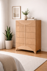 HAVSU Collection New Design <b>Rustic</b> High Grade Wooden Dresser <b>Cabinet</b> Bedroom Living Room Furniture - Product Image 4