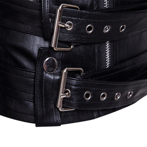 Turn Over Collar <b>Long</b> Sleeve Outerwear <b>Coats</b> For <b>Men</b> Regular Slim Fitted <b>Men's</b> Sheepskin Leather Jacket In Low MOQ - Product Image 4