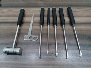 Juego de Instrumentos Quirúrgicos para Cirugía de Columna Vertebral UBE Biportal, Herramientas Quirúrgicas Ortopédicas Endoscópicas Manuales de Acero Inoxidable para Hospitales - Product Image 3