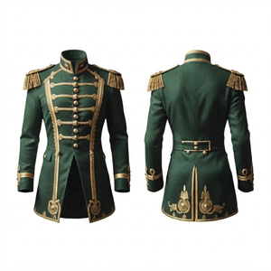 Servicio OEM al por Mayor, Chaqueta de Uniforme de Hussardo Francés para Desfiles y Regimientos, Personalizable, Transpirable, de Algodón/Nailon, Unisex, de Alta Calidad - Product Image 2