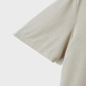 T-shirt surdimensionné personnalisé avec logo imprimé, manches courtes, décontracté, 100 % coton, écologique et respirant pour hommes – Vente en gros - Product Image 5