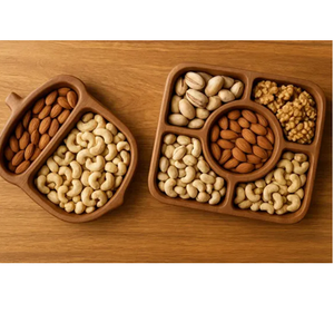 Boîte/Plateau en bois multi-compartiments pour fruits secs, bonbons et snacks, avec un prix incroyable - Product Image 4