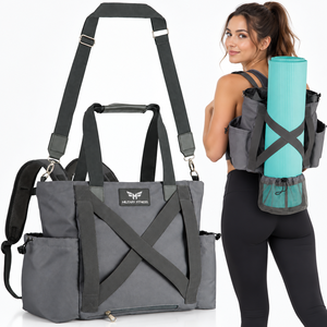 Fashion Waterproof Large Capacity <b>Corduroy</b> Yoga <b>Bag</b> Portable Gym & Travel <b>Tote</b> with Shoulder Strap Convertible - Product Image 5