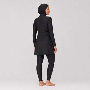 Maillot de bain islamique modeste, nouveau style, grande taille, écologique, imperméable, respirant, en Spandex/Polyester, ensemble Burkini très modeste - Product Image 5