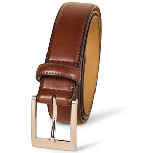 Ceintures en cuir véritable de haute qualité au design élégant 2025 pour hommes, avec logo personnalisé, vente en gros, ceinture décontractée pour jeans avec boucle à ardillon en alliage - Product Image 6