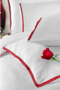 Ensemble de literie en coton solide 3 pièces pour hôtel moderne, doux, respirant, écologique, non jetable, draps de lit toutes saisons - Product Image 2