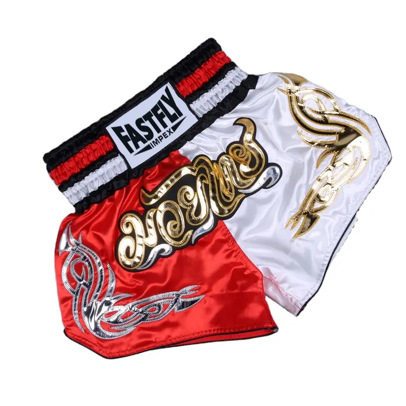 Pantaloncini Muay Thai Mma di alta qualità Kickboxing boxe Muay Thai