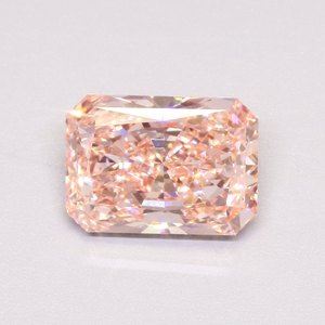 Diamants roses vives fantaisie de 3,00 carats, pureté VS2, taille radiant, diamants cultivés en laboratoire, certifiés IGI, polis, pour la création de bijoux - Product Image 3