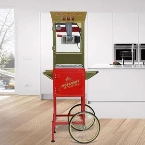 Carrello per Popcorn Vintage da 12oz con Ruote, Macchina Commerciale in Acciaio Inox Stile Cinema - Product Image 2