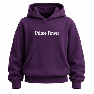 <b>Prime</b> Power Women's Purple Hoodie Jogger Set Fleece Casual Tracksuit Full Sleeve Loose Fit All Seasons Wear Direct Supplier - Product Image 2