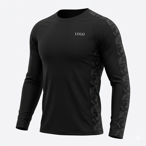 Camiseta de Compresión Unisex de Manga Larga Micah Corp, Negra, Spandex/Nylon, Secado Rápido, Transpirable, Protección UV, para Natación y MMA - Product Image 2