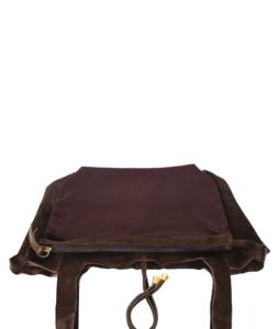 Sac à main en cuir suédé véritable personnalisé, finition suédée marron, marque privée, OEM, vente en gros, style décontracté de luxe - Product Image 6