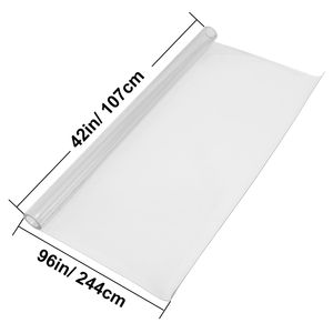 Transparent PVC <b>Table</b> <b>Protector</b> 42"x96"x0.08" Plastic Desk Mat Water & Oil Proof Rectangle Clear <b>Table</b> Cover Rug <b>Pads</b> <b>Protectors</b> - Product Image 5