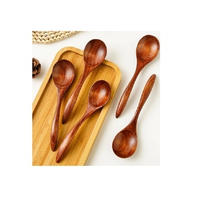 Cuchara de Madera Ecológica para Uso en la Cocina, Utensilios de Madera Hechos a Mano para Cocinar, Remover y Servir, Suministro al por Mayor, Empaque Personalizado - Product Image 1