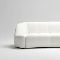 Luxuriöses Ecksofa mit quadratischem Holzrahmen, 3-Sitzer, vertikale Kanalsteppung, aufblasbares, wandelbares Design, Schaumstoffgefüllt, moderner Stil