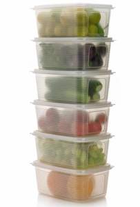 Ensemble de 6 contenants pour réfrigérateur Aalok de 1800 ml, boîtes de conservation alimentaire en plastique PP sans BPA pour viande et légumes - Product Image 2