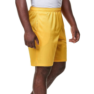 Shorts de course décontractés pour hommes à double couche en tissu Oxford et maille, écologiques, respirants, à séchage rapide, avec cordon de serrage - Product Image 2