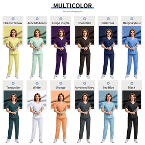Tenues médicales unisexes personnalisées pour professionnels de la santé : Blouses et pantalons pour hommes, idéales pour cliniques dentaires et soins infirmiers - Vente en gros - Product Image 6