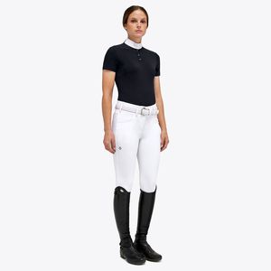Camiseta de Equitación Elástica en 4 Direcciones de Alta Calidad, Capa Base para Competición, Camisa de Polo con Tela Técnica Suave al Tacto - Product Image 2