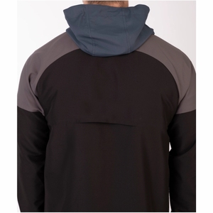 <b>Men's</b> Lightweight Waterproof <b>Pullover</b> Windbreaker Half Zip Hooded <b>Jacket</b> with Front Pocket Custom Logo Available - Product Image 5