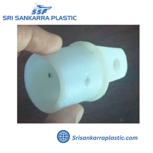 Support de charnière en plastique blanc moulé Sri Sankarra, clip de fixation à double trou pour quincaillerie de capot, Tamil Nadu - Product Image 2