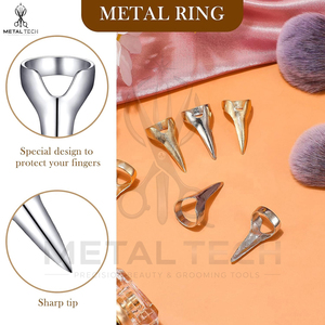 Custom Stainless Steel Hair Sectioning Rings for Women Beauty Salon Hair Extensions Removal Tools Lightweight Reusable - Product Image 4