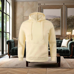 Sudadera con Capucha Extra Grande para Hombre, Tejido French Terry Grueso, Hombros Caídos, Impermeable, Ecológica, de Alta Calidad para Invierno - Product Image 5