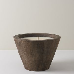 Pot en bois artisanal pour bougies en cire de soja, décoration rustique pour la maison et présentoir de luxe pour cadeaux - Product Image 3
