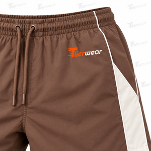 Shorts de course légers coupe-vent pour hommes, séchage rapide, polyester respirant, entraînement sportif, personnalisable OEM, dentelle satinée sur le devant - Product Image 6