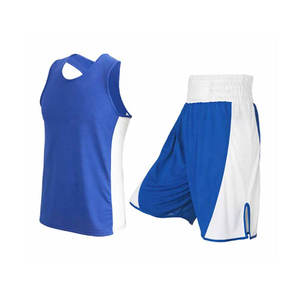 Nuevo Conjunto de Chaleco y Pantalones Cortos de Boxeo Sublimados Personalizados de la Mejor Calidad, Uniforme Ligero para Competencia de Boxeo - Product Image 1