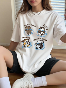 Camiseta Casual Personalizada para Mujer, Camiseta Económica con Serigrafía, Camiseta Transpirable para Mujer - Product Image 1