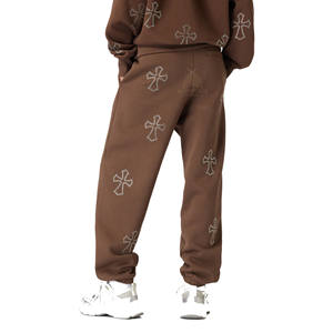 Pantalones Deportivos de Forro Polar para Mujer, con Cierre de Cordón, Estilo Informal, para Invierno, con Logotipo de Pedrería, 100% Orgánicos - Product Image 2