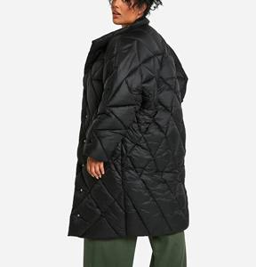 Vente en gros, faible MOQ, OEM, manteau matelassé pour femmes, sur mesure, veste d'hiver chaude, respirante et confortable, vestes matelassées pour femmes - Product Image 2