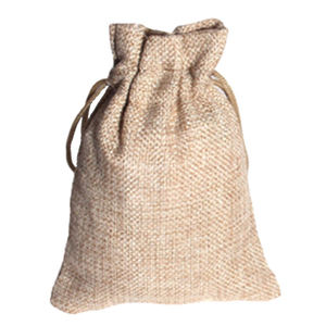 Sac cadeau en jute avec cordon de serrage, impression personnalisée, petit sac en jute avec cordon de serrage pour grains de café, avec logo - Product Image 5