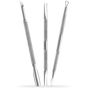 Ensemble d'outils pousse-ongles à double extrémité en acier inoxydable pour les soins de manucure - Product Image 6