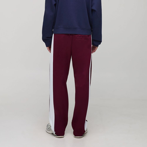 Pantalon de survêtement ample et décontracté pour homme en polyester/coton, coupe large, brodé, effet délavé, personnalisable, vente en gros - Product Image 5