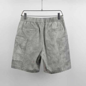 Pantalones Cortos de Verano para Hombre, Estilo Urbano, con Lavado Ácido, Casuales, 100% Algodón, de Secado Rápido, Transpirables, con Cordón Ajustable, Desgastados - Product Image 4