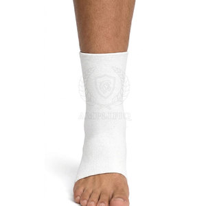 Protector de Tobillo de Algodón Cómodo, Duradero, Acolchado, Antideslizante, Transpirable, con Cierre de Tirón, para Entrenamiento de Artes Marciales, Práctica y Ejercicio - Product Image 2