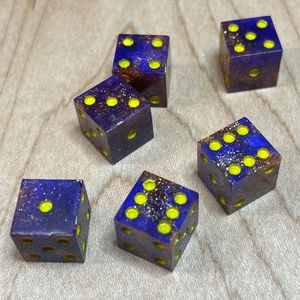 Juego de Dados Poliédricos de Madera Hechos a Mano, 7 Piezas, Personalizables, Modernos, para Juegos de Rol - Product Image 4