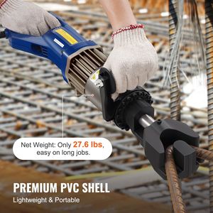 Piegatrice Idraulica Elettrica per Barre d'Acciaio 1500W, Macchina Portatile per Piegare Fili d'Acciaio fino a 3/4 di Pollice # 6 (6 20mm) in 4 secondi - Product Image 5