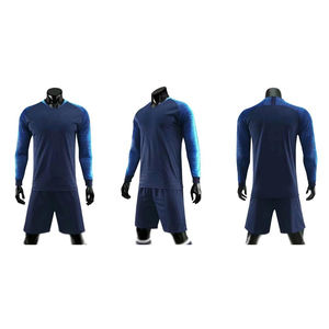 Trajes Deportivos de Fútbol Personalizados, Conjuntos de Camiseta de Fútbol de Manga Larga para Hombre, Tallas 22-2XL, Transpirables, con Protección UV 100% - Product Image 4