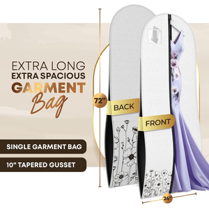 Bolsa de Viaje para Ropa, Resistente al Agua, de Tela No Tejida, con Correa de Hombro Ajustable y Funda para Equipaje - Product Image 5