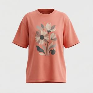 เสื้อเชิ้ตทำงานผู้หญิงมาใหม่ แฟชั่นฤดูใบไม้ผลิและฤดูใบไม้ร่วง ลายพิมพ์ทันสมัย สไตล์ลำลอง ชุดเดรสผู้หญิง ผ้าซาตินปักเลื่อม น้ำหนัก 240 กรัม ผ้าฝ้าย 100% - Product Image 1