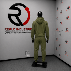 Conjunto Deportivo Personalizado para Hombre, Sudadera con Cremallera Completa y Pantalones Anchos, con Logotipo Gráfico, Ropa Deportiva Casual, Venta al Por Mayor - Product Image 4
