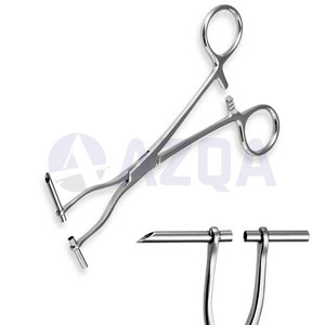 Pince à septum professionnelle en acier inoxydable argenté, à mâchoires fendues, avec poignée de verrouillage, 16 cm, pour maintenir les tissus et aligner les aiguilles - Product Image 3