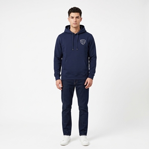 Sudadera con Capucha Unisex de Doble Capa, 420 Gsm, Cachemira Lisa Teñida, Bordado 3D, Perlas Bordadas, Impresión Personalizable - Product Image 2