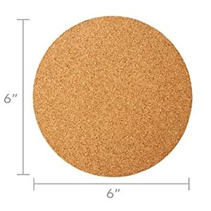 Eco Friendly Natural Round Absorbent <b>Cork</b> Drink <b>Coasters</b> Set with Metal Black Wire Holder Base for Bar Table Wood Protection - Product Image 6