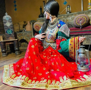 Vestido Afgano Kuchi Original de Primera Calidad, Excelente Calidad para Mujer, Mejor Precio, Diseño Tradicional Nuevo y Único, Vestidos Afganos Kuchi - Product Image 6